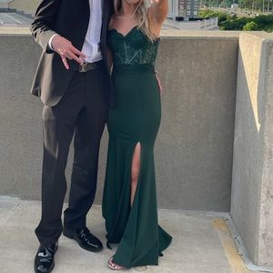 Emerald Green Prom Dress